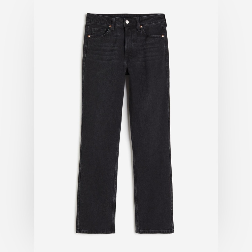 H&M vintage straight mom jeans